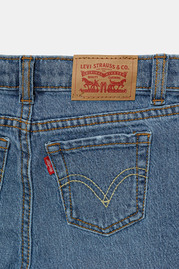 Fete Levi's Blugi barrel pentru copii BAGGY BARREL 3EN387 albastru