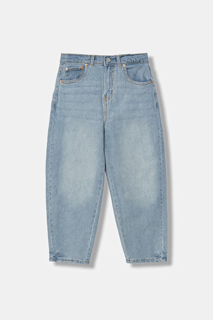 Levi's jeans copii BAGGY BARREL 4EN387 albastru SS26