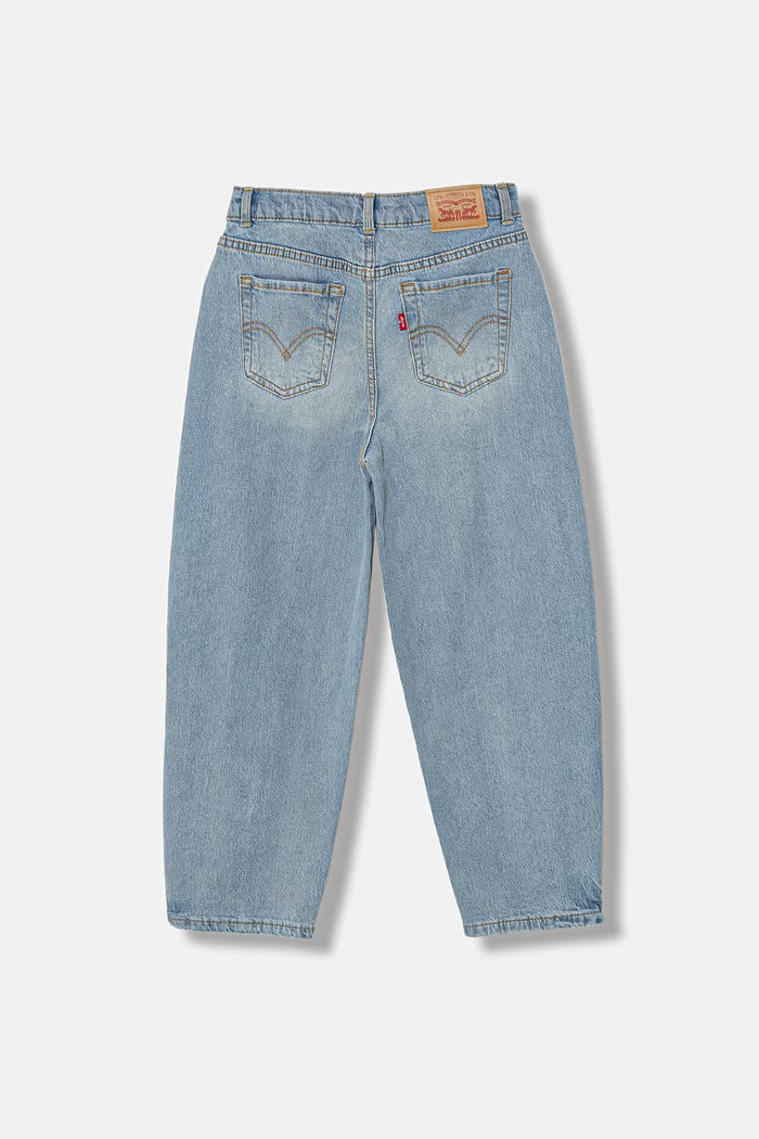 Fete Levi's jeans copii BAGGY BARREL 4EN387 albastru