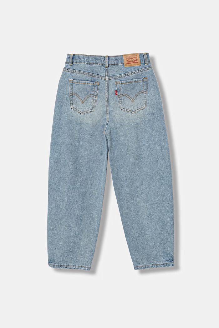 Fete Levi's jeans copii BAGGY BARREL 4EN387 albastru