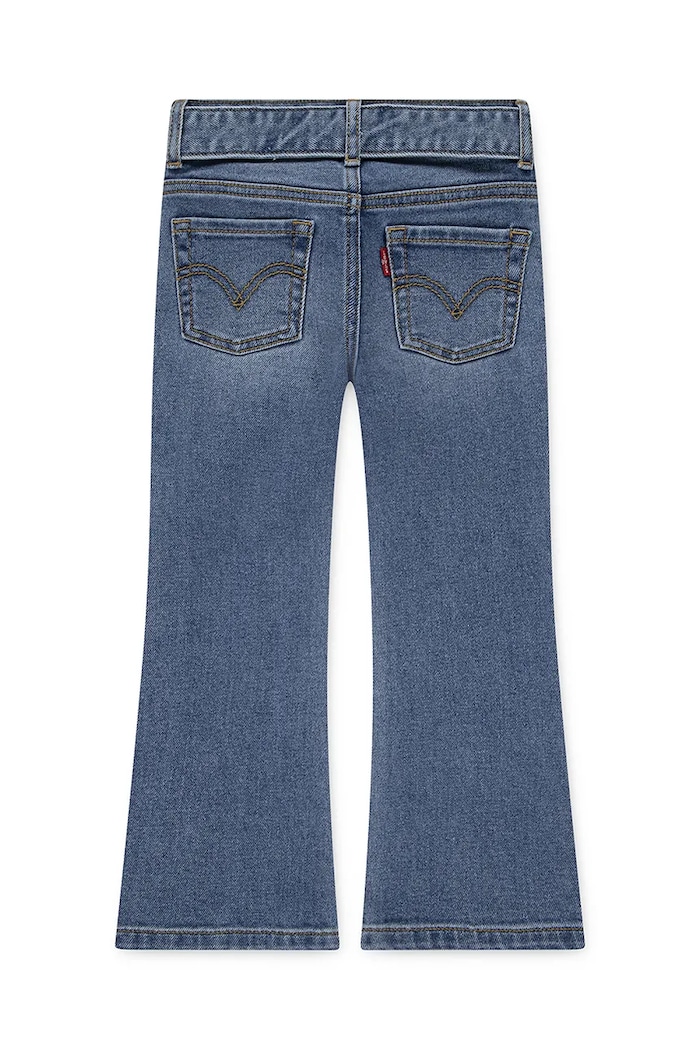 Levi's jeansy dziecięce REGULAR RISE FLARE W/BELT 4EN399 niebieski AW25