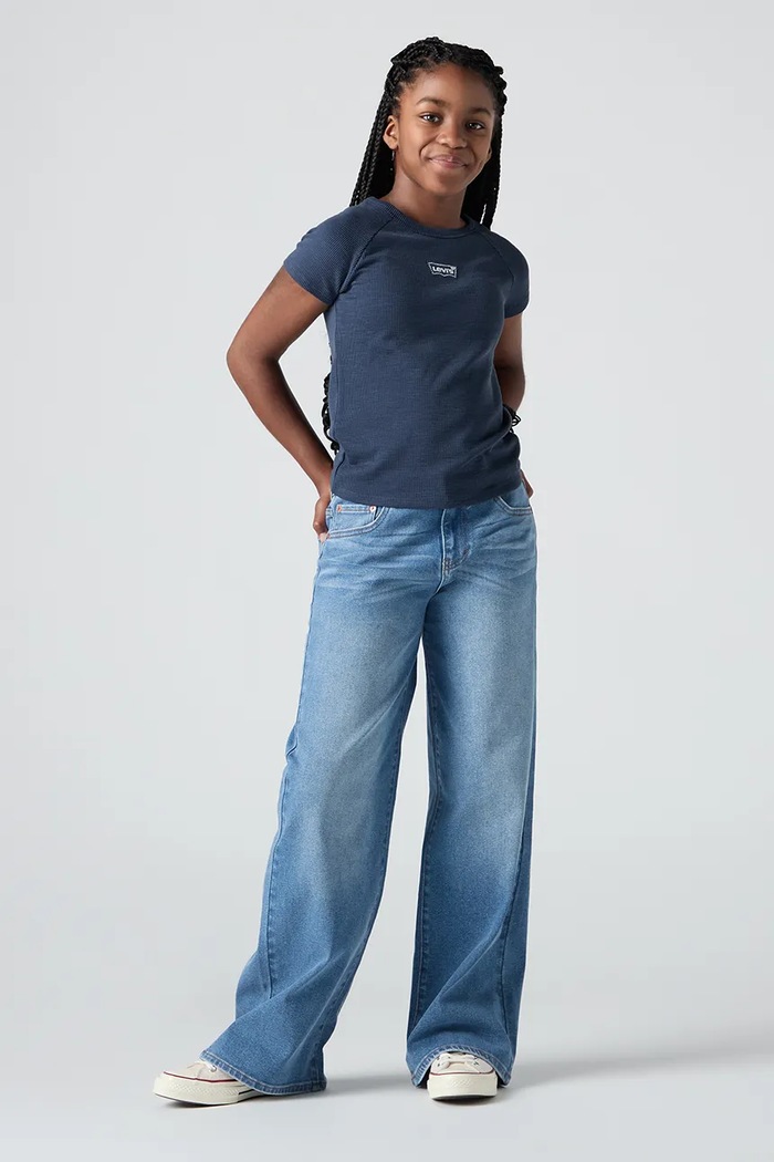 Detské rifle Levi's HIGH RISE BAGGY 4EP025