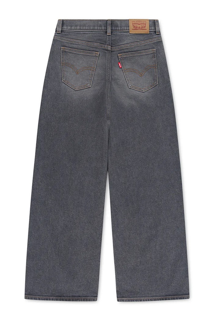 Levi's τζιν wide leg παιδικά HIGH RISE BAGGY 4EP025 γκρί SS26
