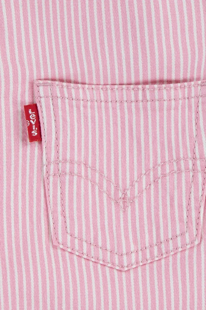 Παιδικά παντελόνι εργασίας Levi's RAILROAD STRIPE OVERALL ροζ 6EM321.G