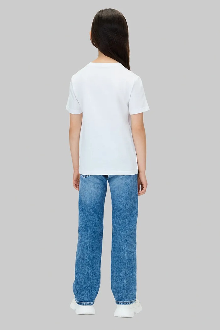 Detské rifle Calvin Klein Jeans MR STRAIGHT IG0IG02996.9BYA modrá