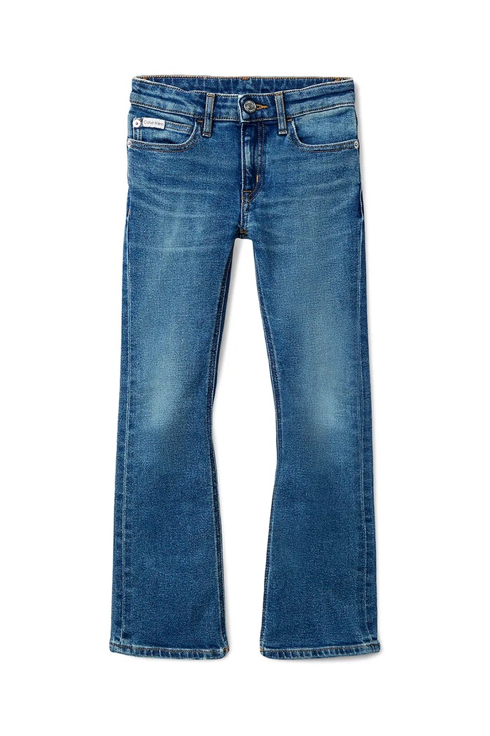 Detské rifle Calvin Klein Jeans MR FLARE IG0IG02997.9BYA modrá AW25