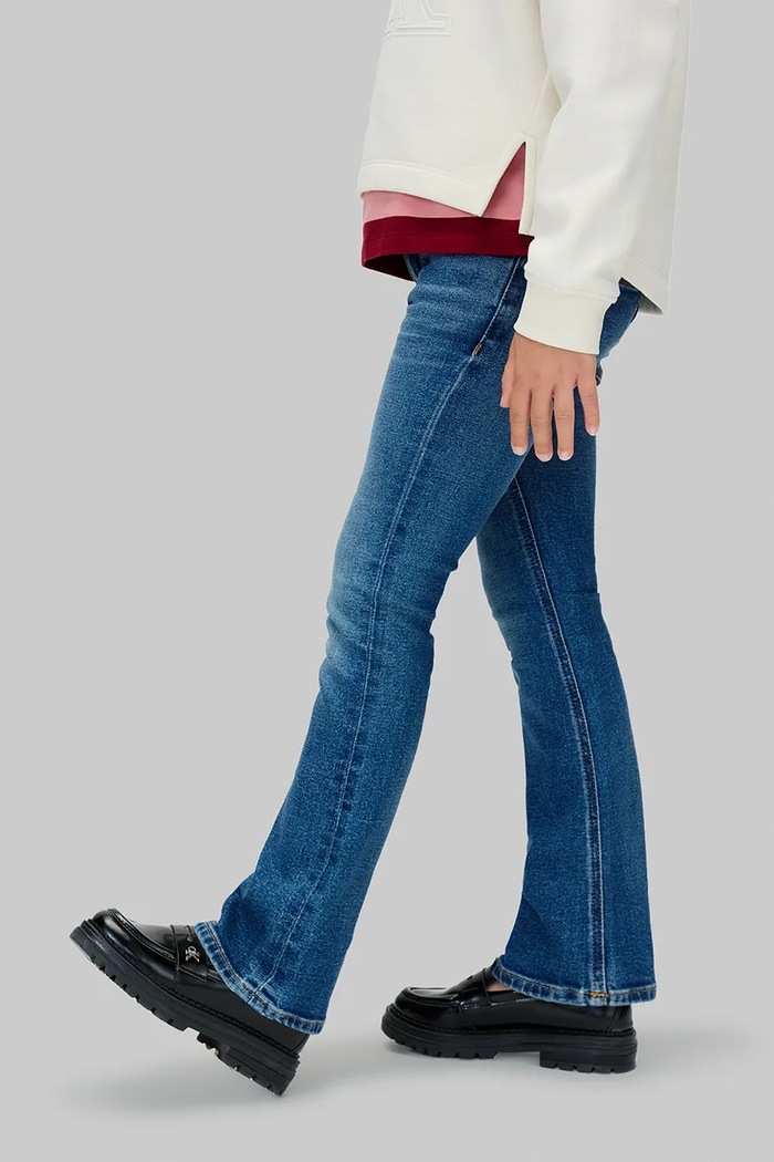 Dievča Detské rifle Calvin Klein Jeans MR FLARE IG0IG02997.9BYA modrá