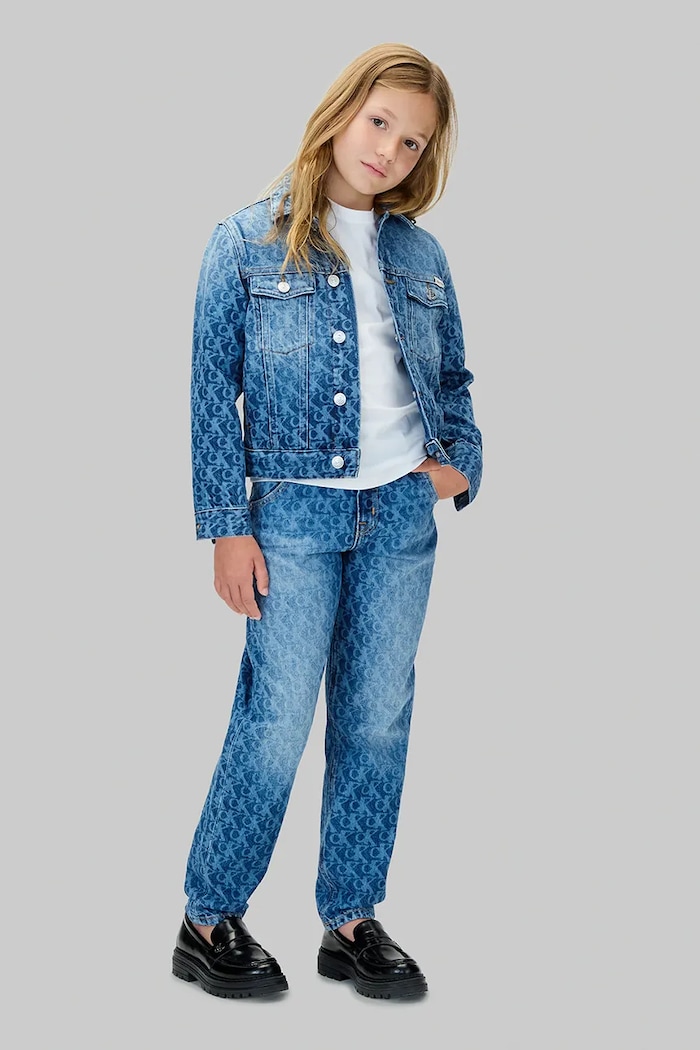Calvin Klein Jeans jeans copii BARREL albastru IG0IG02999.9BYA