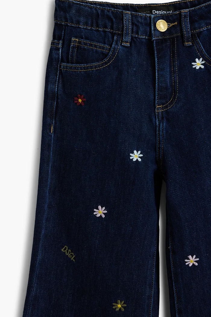 Fete Desigual jeans copii 25WGDD03 bleumarin