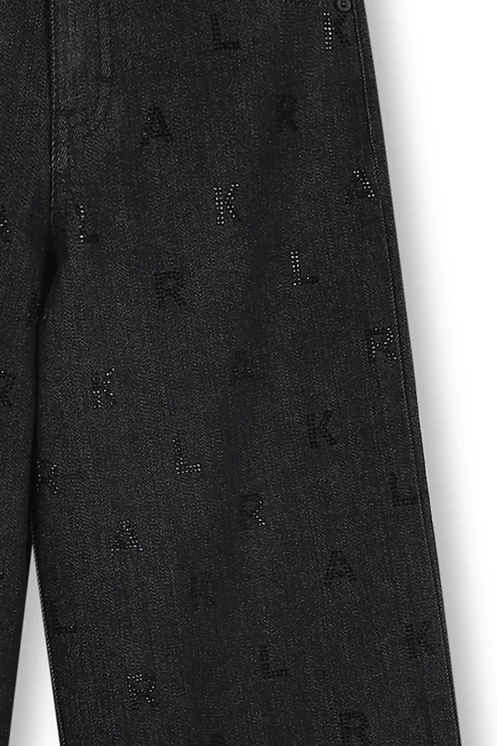 Deklice Otroške kavbojke Karl Lagerfeld Z30595.114.150 črna
