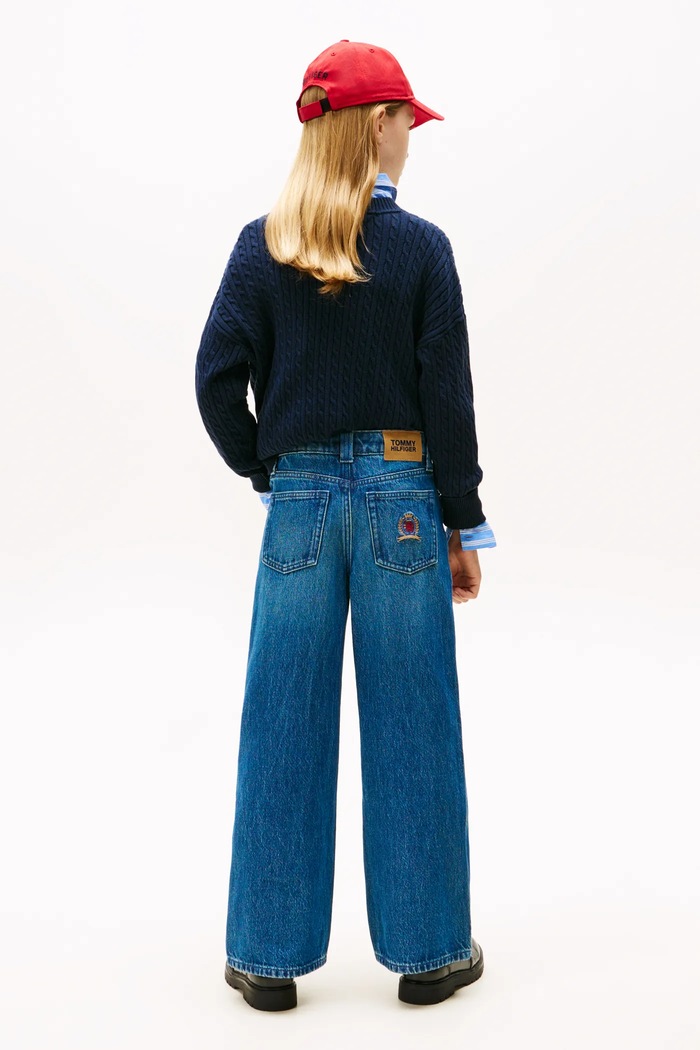 Detské rifle Tommy Hilfiger MABEL KG0KG08767.128.176.9BYA modrá
