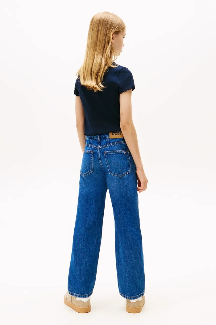 Džíny Tommy Hilfiger GIRLFRIEND KG0KG08773.128.176.9BYA modrá