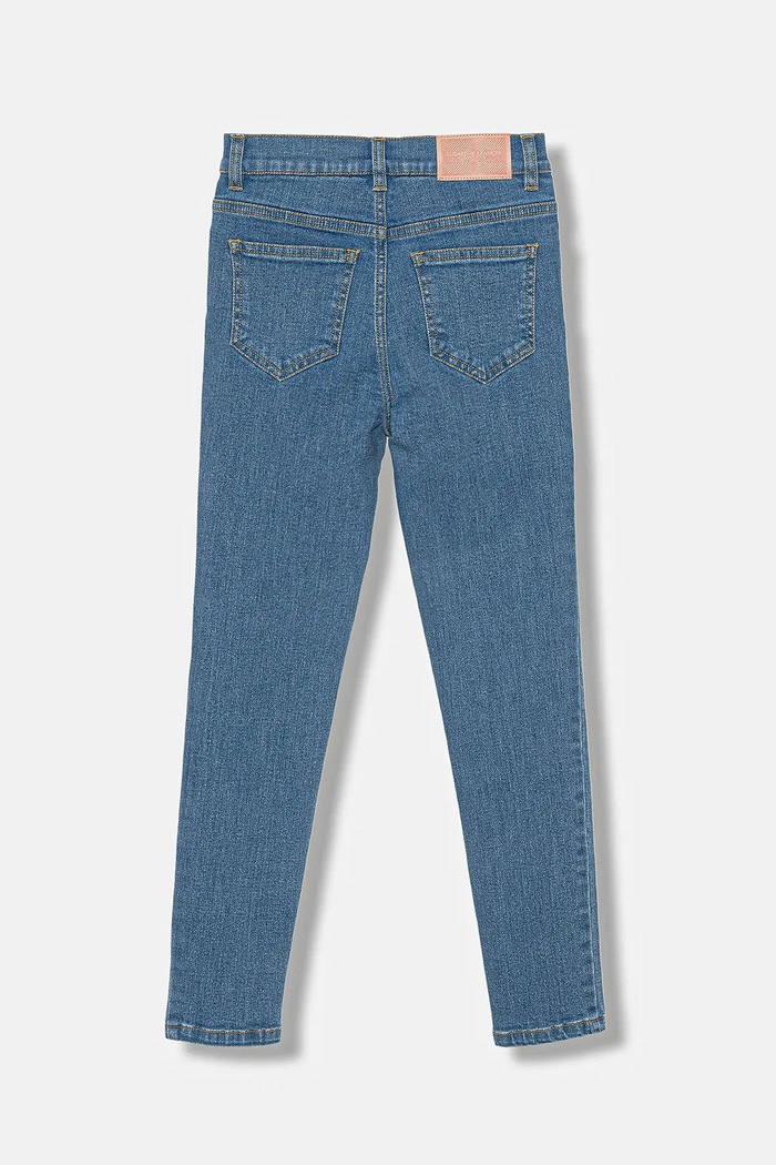 Elisabetta Franchi jeans copii EFPA289.0.DS004 albastru AW25