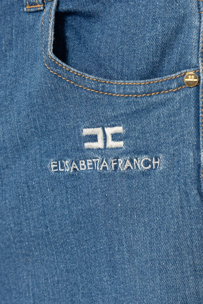 Fete Elisabetta Franchi jeans copii EFPA289.0.DS004 albastru