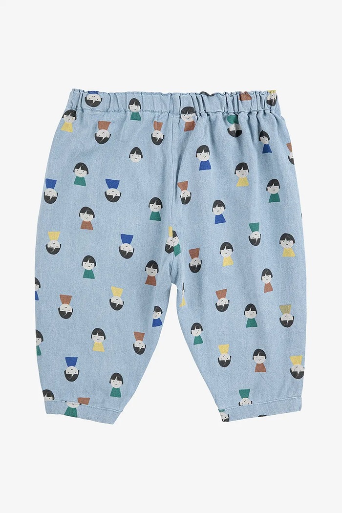 Chłopiec Bobo Choses Jeansy niemowlęce Game Pawns 225AB082 niebieski