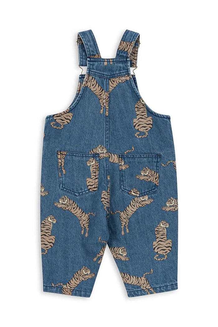 Otroške bombažne farmerke Konges Sløjd MAGOT OVERALLS GOTS KS103888.9BYA mornarsko modra AW25