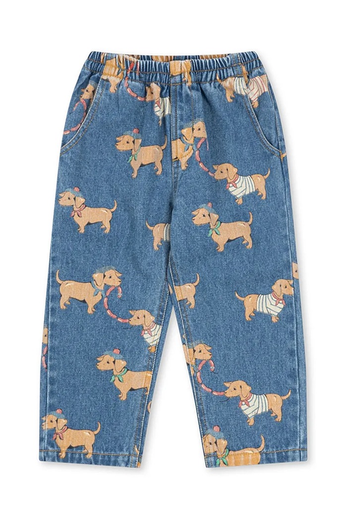 Konges Sløjd jeans copii MAGOT PANTS GOTS KS105177.9BYA albastru AW25