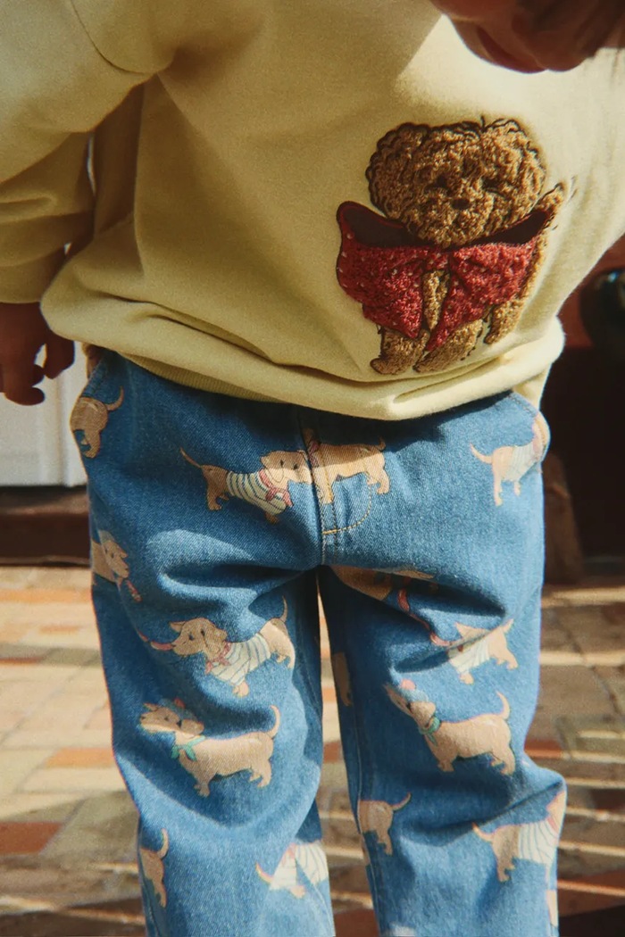 Konges Sløjd jeans copii MAGOT PANTS GOTS KS105177.9BYA albastru