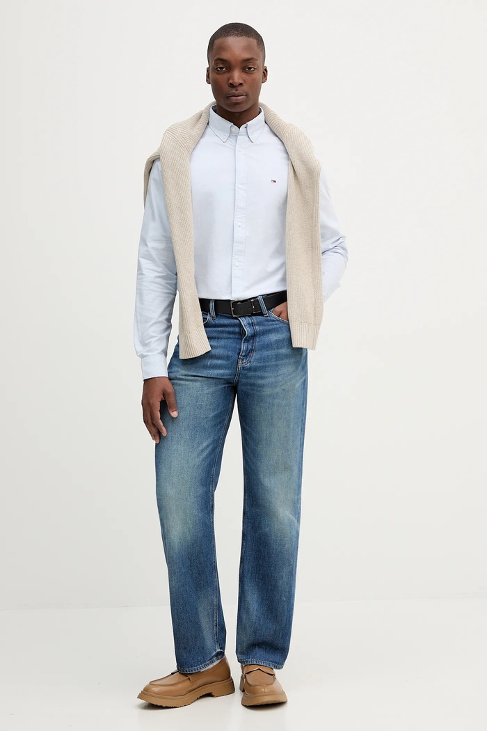 Tommy Jeans farmer DM0DM21204 kék AW25