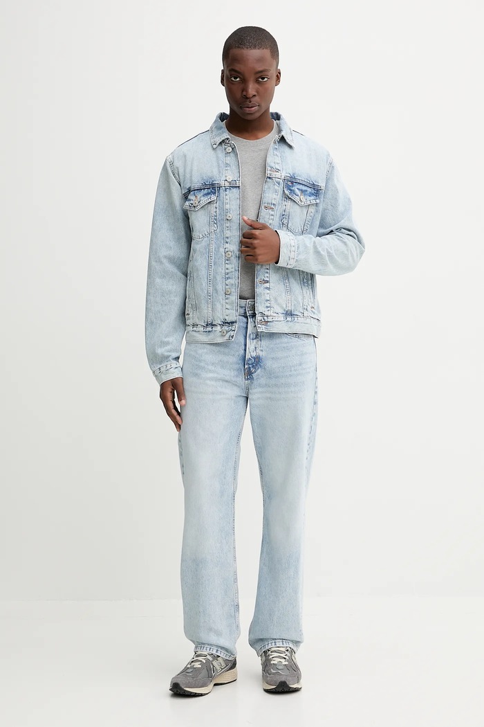Rifle Tommy Jeans DM0DM21226 modrá AW25