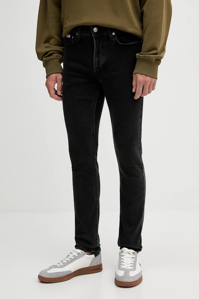 Džíny Calvin Klein Jeans černá LV04RB722G