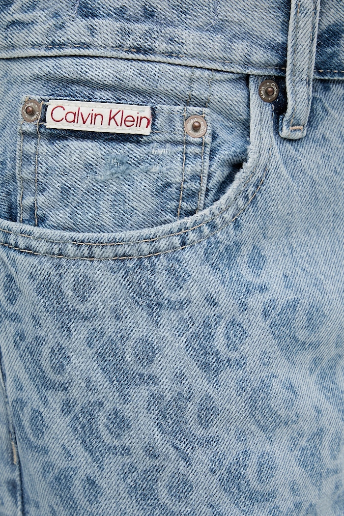 Rifle Calvin Klein Jeans modrá LV04RC721G