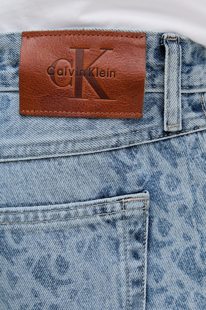 Rifle Calvin Klein Jeans LV04RC721G modrá