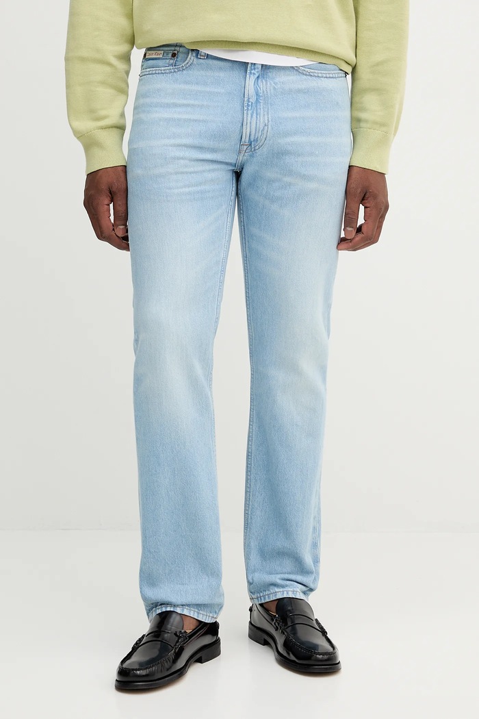 Дънки Calvin Klein Jeans син LV04RC759G