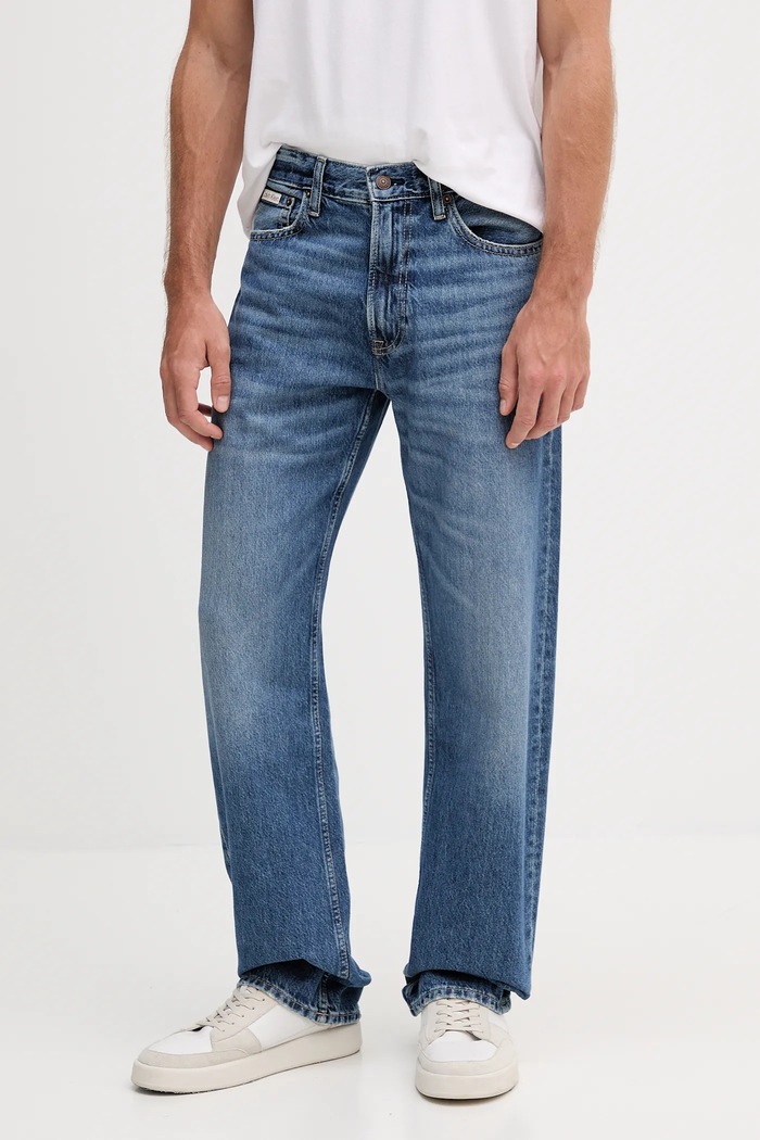Rifle Calvin Klein Jeans modrá LV04RC761G