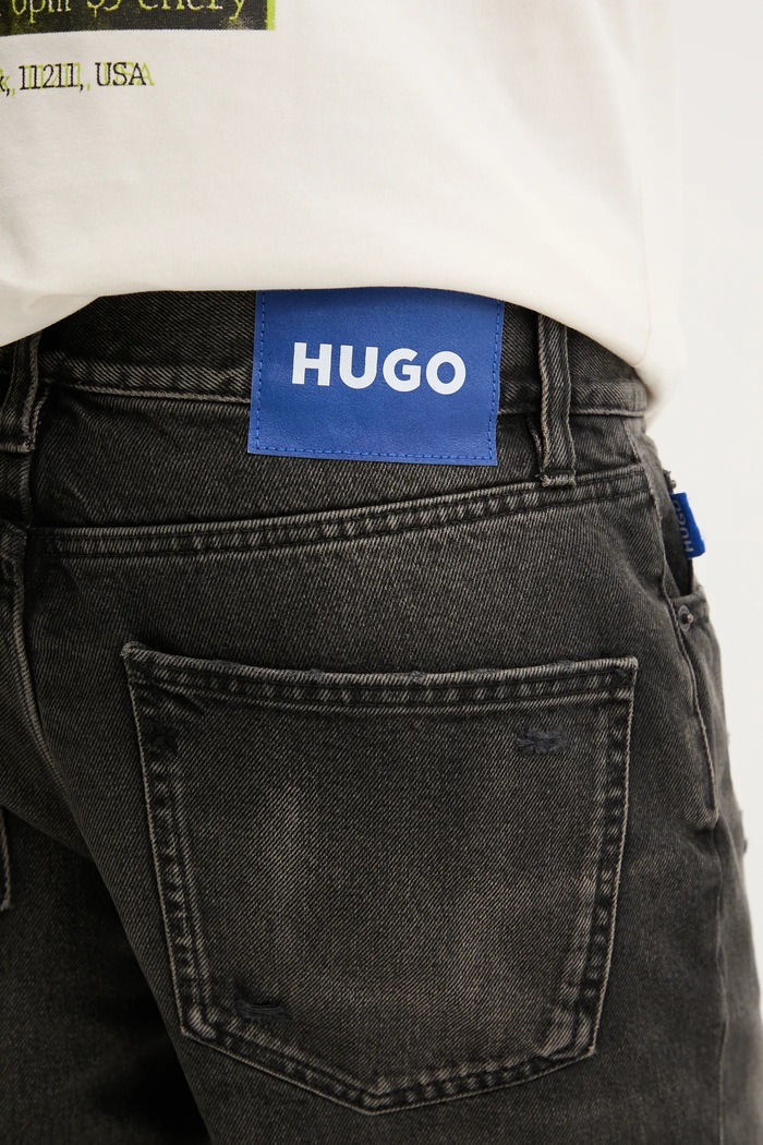 Τζιν παντελόνι Hugo Blue Dalessandra γκρί 50541593