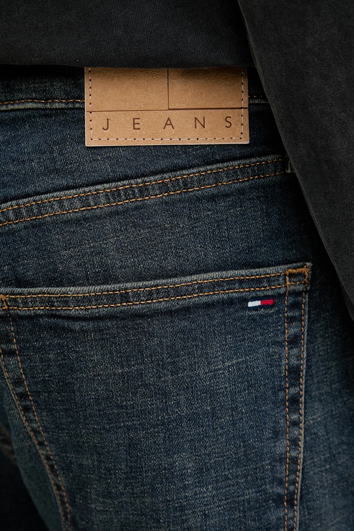 Rifle Tommy Jeans tmavomodrá DM0DM22169