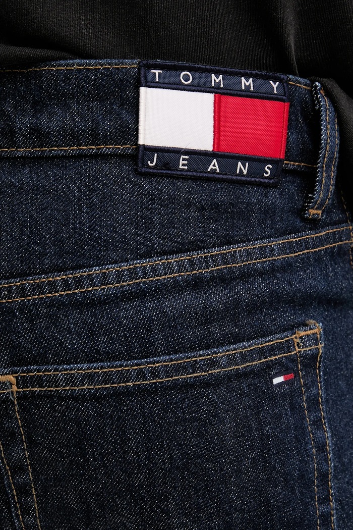 Rifle Tommy Jeans tmavomodrá DM0DM22186