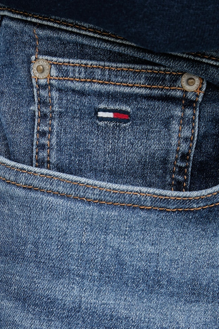 Rifle Tommy Jeans modrá DM0DM22203