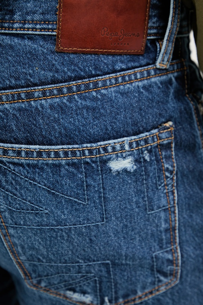 Rifle Pepe Jeans modrá PM208407