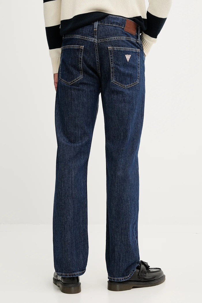 Odzież Guess Jeans jeansy M4YA1B.D5DO3 granatowy