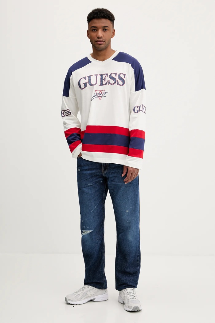 Дънки Guess Jeans M5YA1B.D5R26 тъмносин AW25