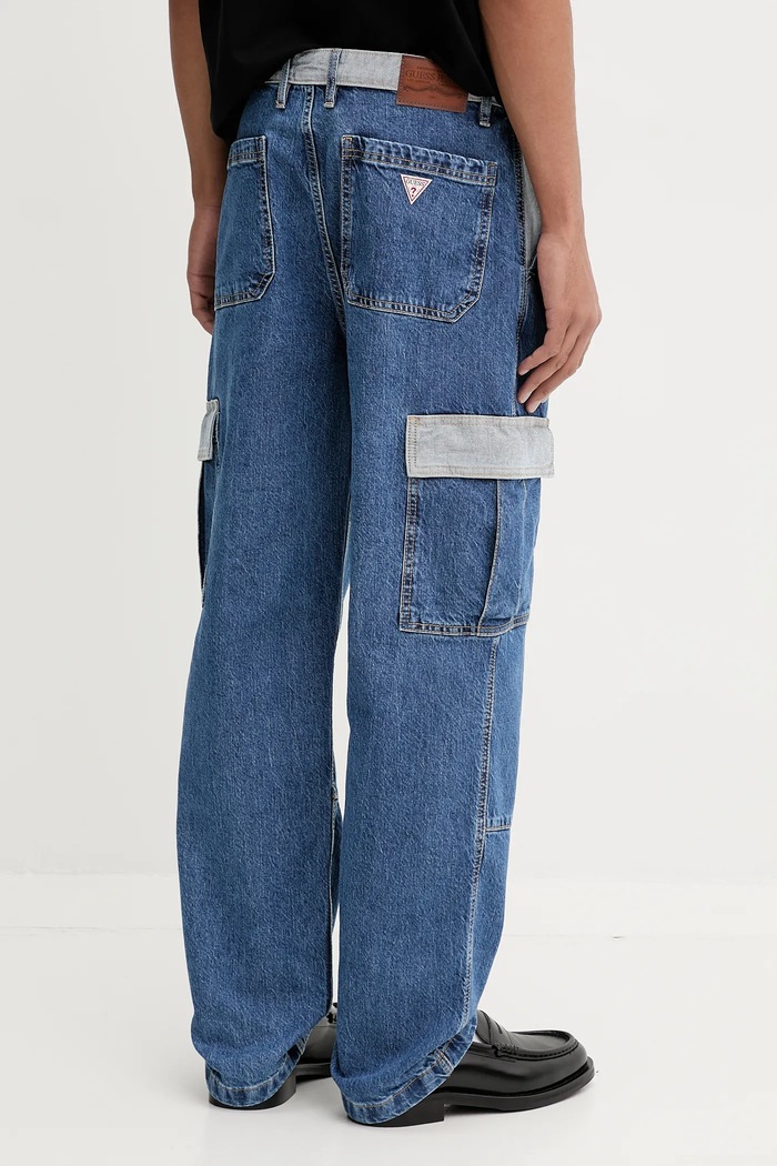 Îmbrăcăminte Guess Jeans blugi M5YA88.D5M56 albastru