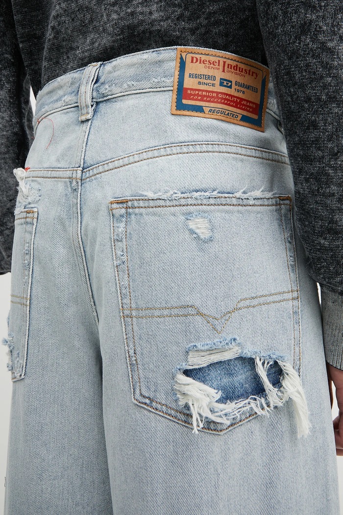 Diesel jeansy 2001 D-MACRO L.32 niebieski A11598.09M53