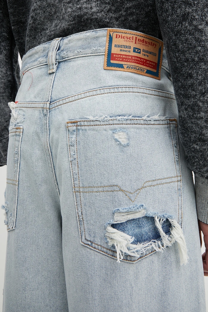 Diesel jeansy 2001 D-MACRO L.32 niebieski A11598.09M53