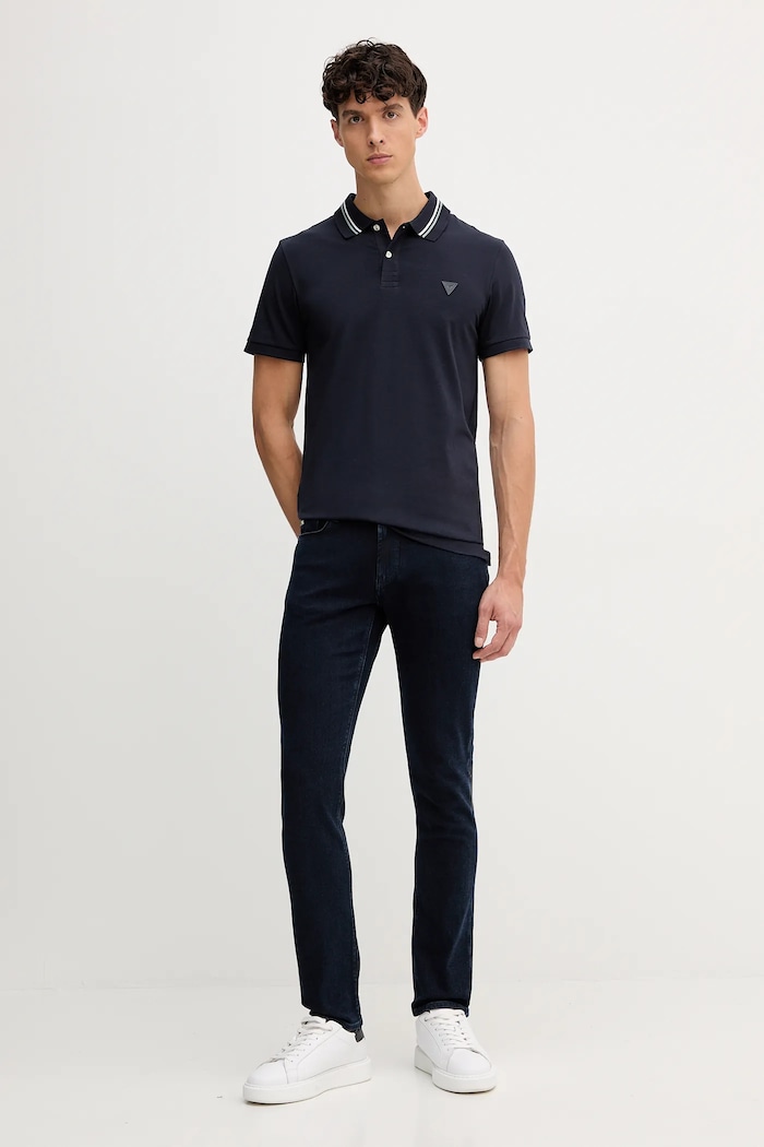 Emporio Armani blugi slim fit bărbați EM000121.AF14119 albastru AW25