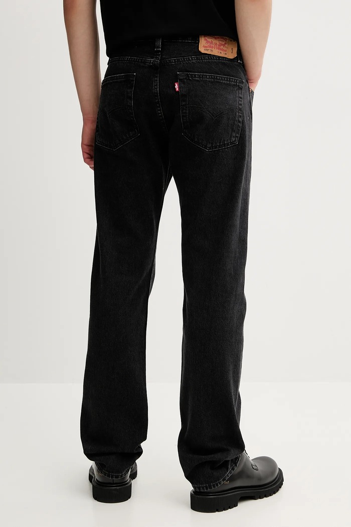 Odzież Levi's jeansy 501® 93 STRAIGHT 79830 czarny