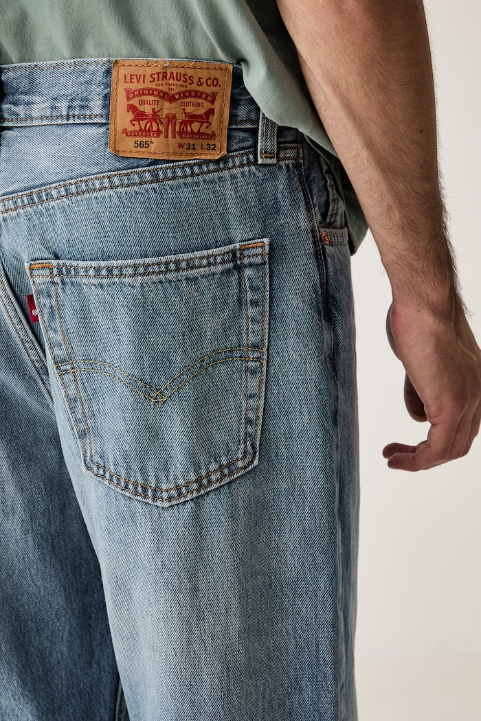 Levi's jeansy męskie 565 LOOSE STRAIGHT niebieski A7221