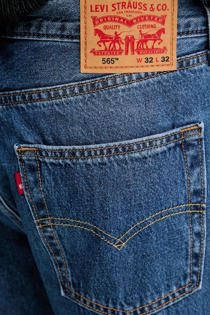 Levi's jeans da uomo 565 LOOSE STRAIGHT blu A7221