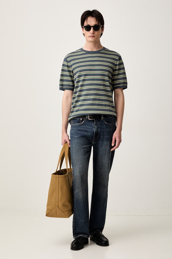 Levi's jeansy męskie 565 LOOSE STRAIGHT A7221 niebieski AA00