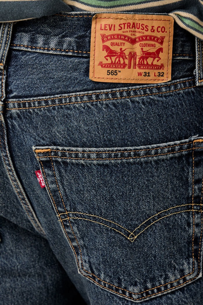 Levi's jeansy męskie 565 LOOSE STRAIGHT niebieski A7221