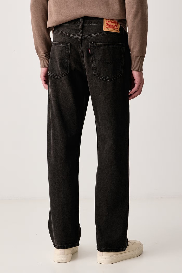 Odzież Levi's Jeansy męskie 565 LOOSE STRAIGHT A7221 czarny