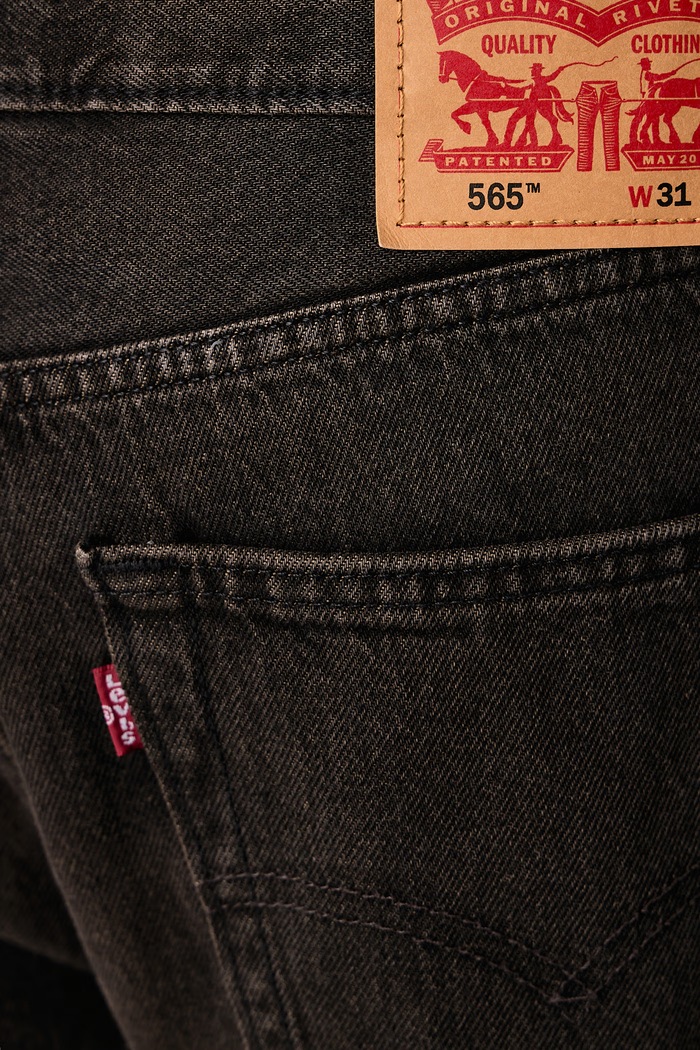 Jeansy męskie 565 LOOSE STRAIGHT Levi's A7221 czarny