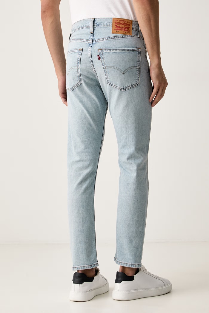 Oblečení Levi's džíny slim taper pánské 515 SLIM FIT STRAIGHT A7222 modrá