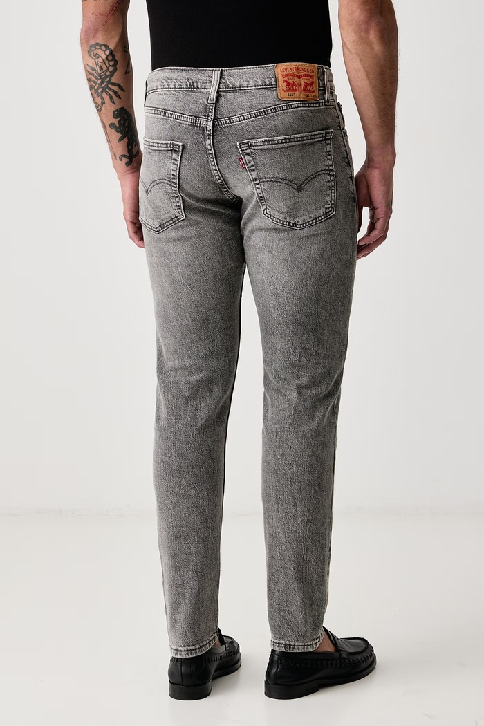 Odzież Levi's Jeansy slim taper męskie 515 SLIM FIT STRAIGHT A7222 szary