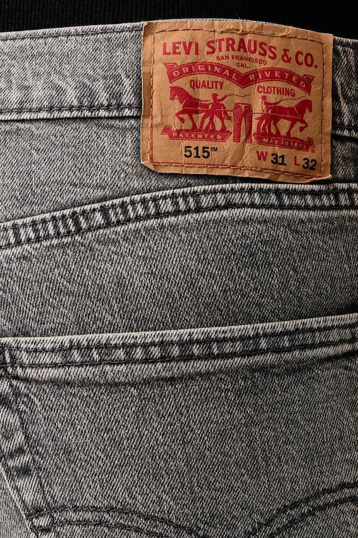 Jeansy slim taper męskie 515 SLIM FIT STRAIGHT Levi's A7222 szary